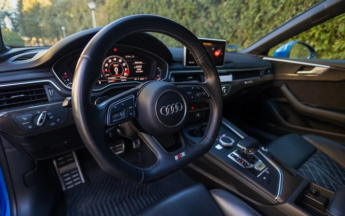 Audi S5 cena 183270 przebieg: 117000, rok produkcji 2017 z Rzeszów małe 352
